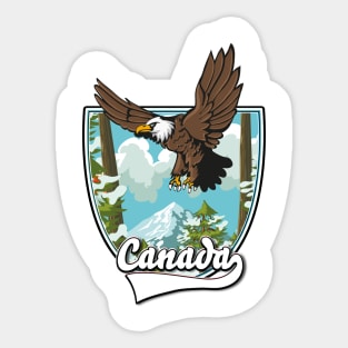 Canada By Air Sticker